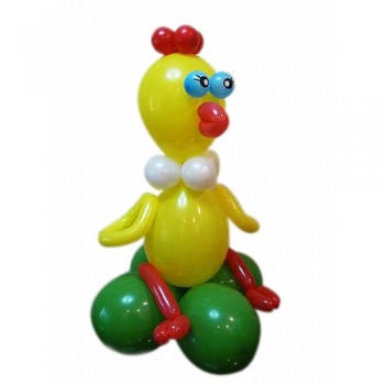 Фигура из шариков "Цыпленок"